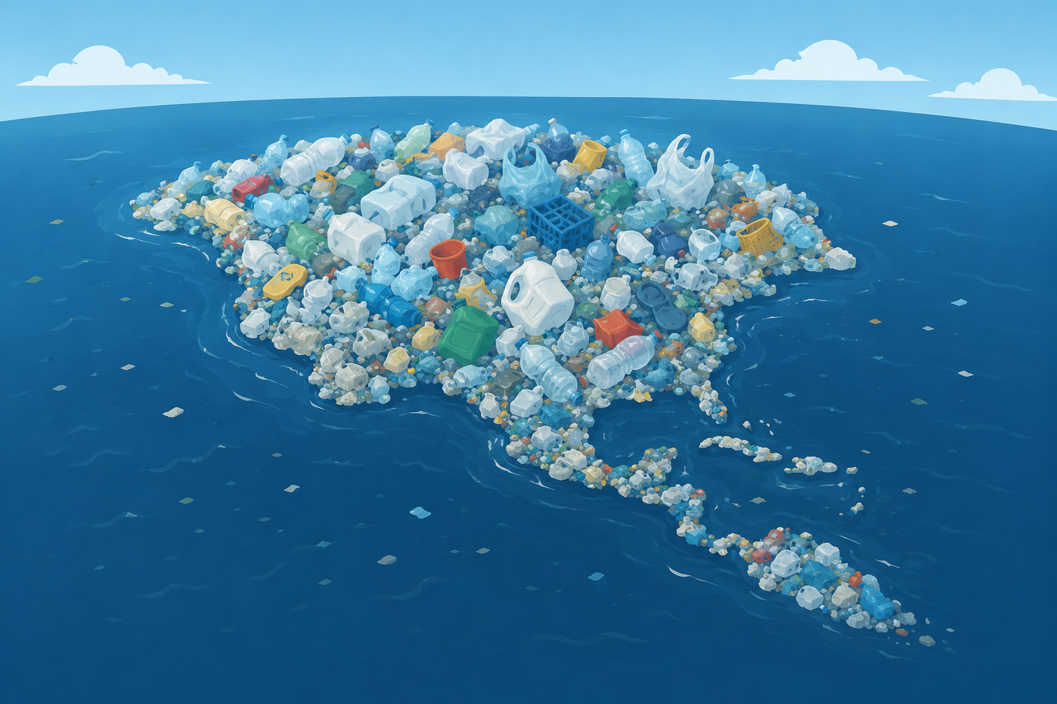 Le continent de plastique