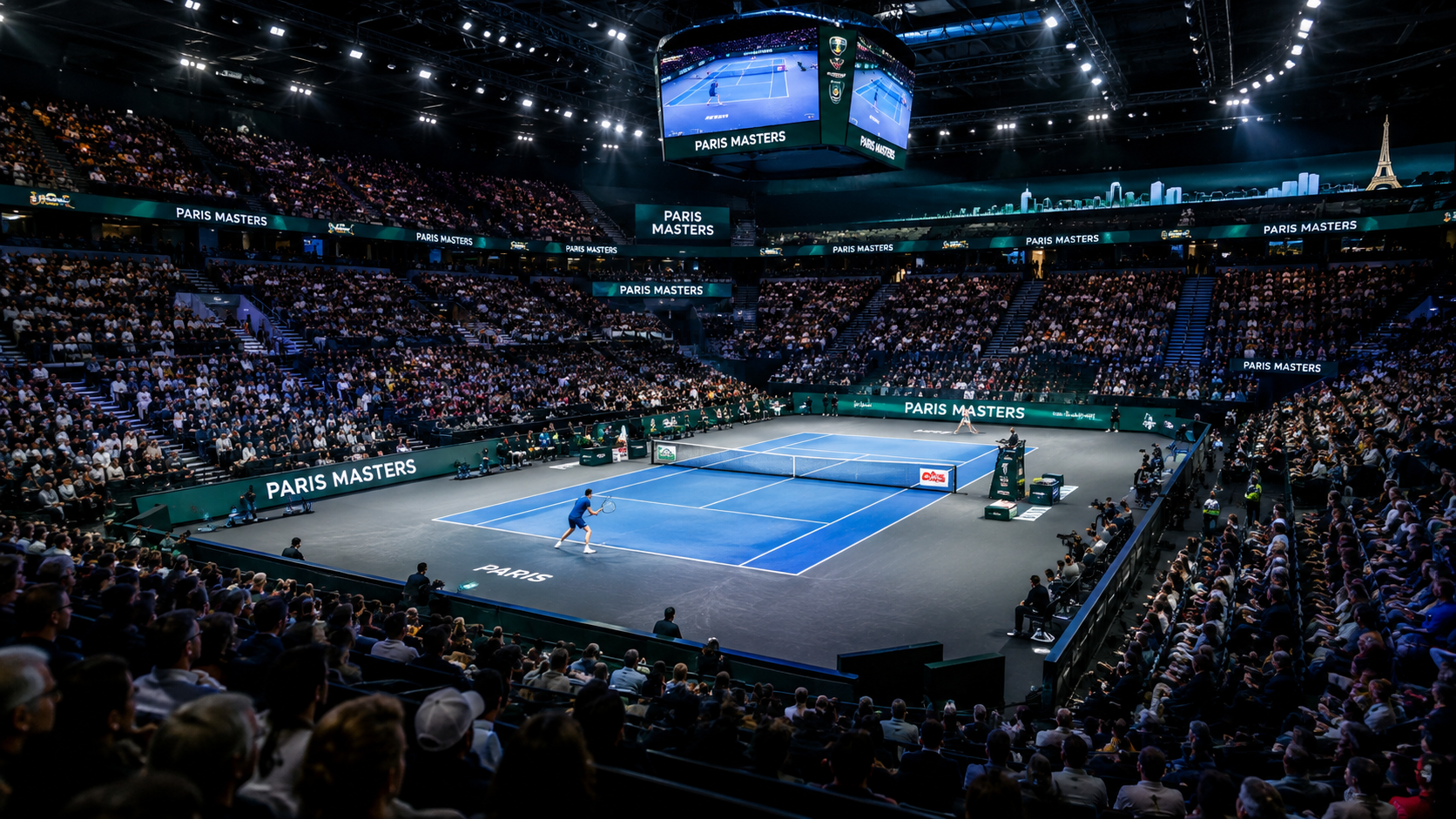 Le Paris Bercy tennis recoit ses grandes stars.
