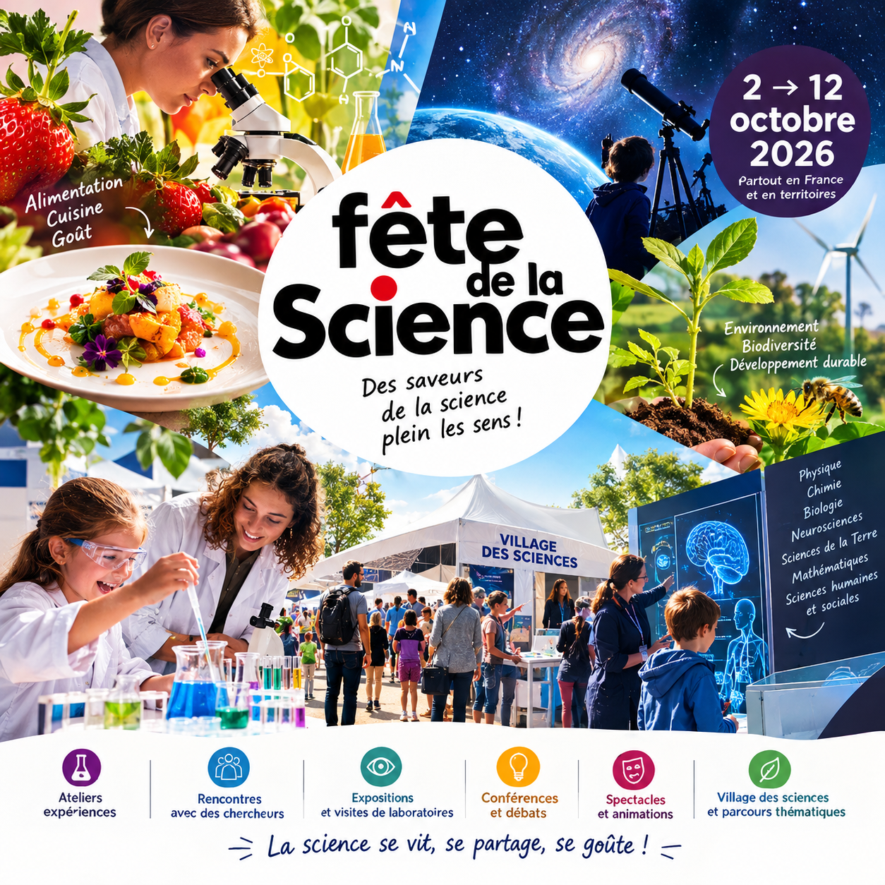 La fete de la science 2026 arrive enfin!