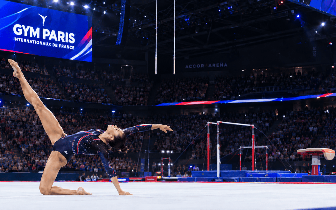 Les grandes championnes du gymnastique aux rendez-vous des internationaux de France.