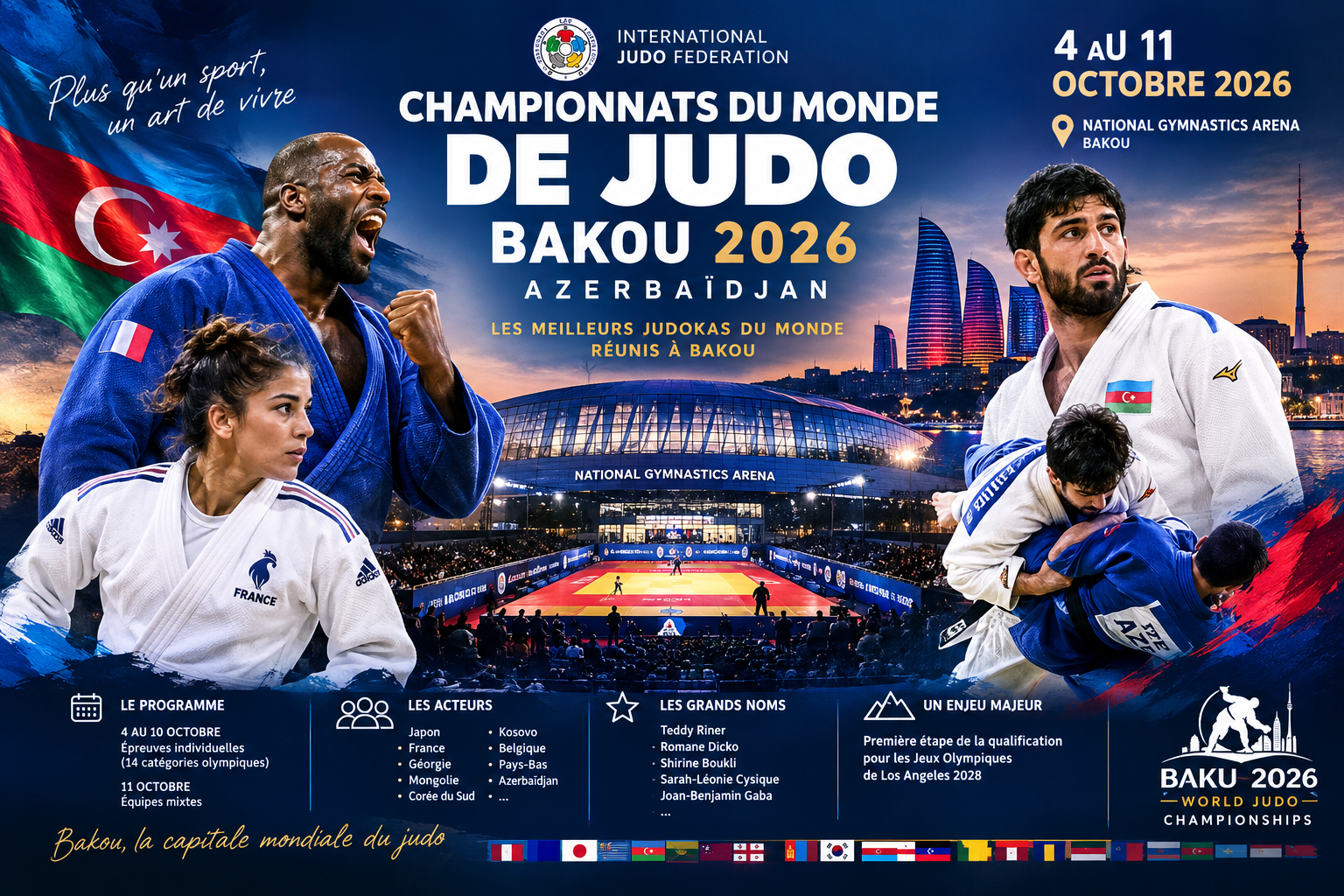 Baku à l’heure du judo.