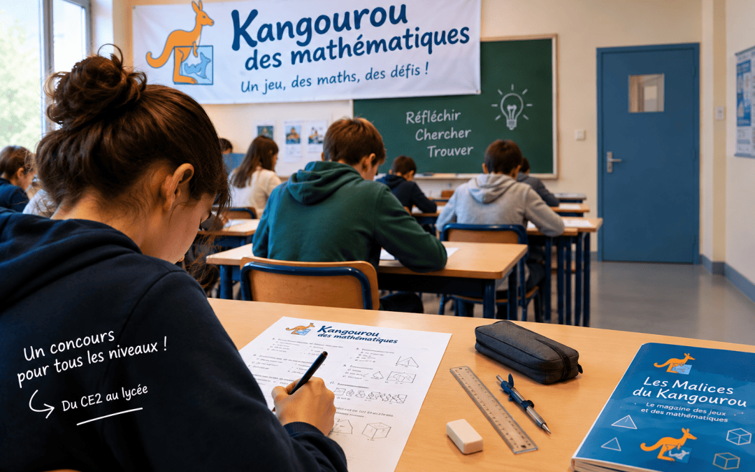 Le kangourou des mathématiques.