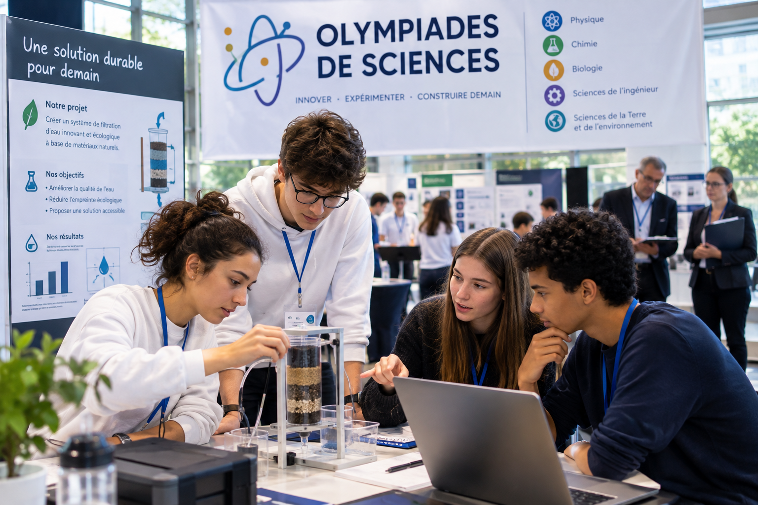 Les olympiades de sciences.